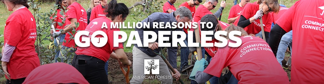 A million reasons to go paperless.