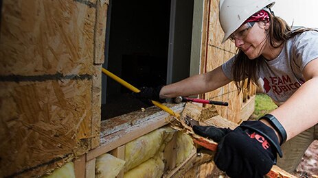 Team Rubicon volunteer - Team Rubicon was past Resiliency Award winner