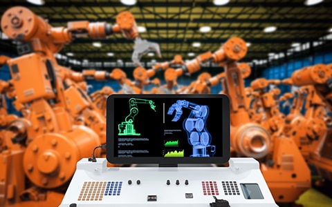 manufacturing equipment using internet of things