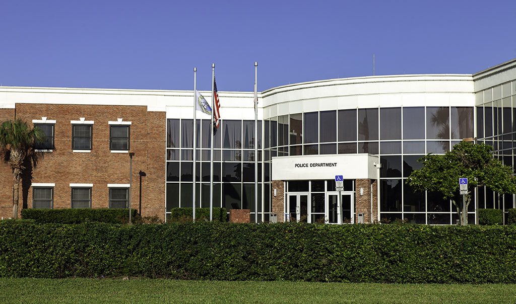 police department building exterior