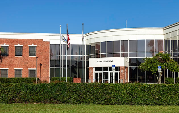 police department building exterior