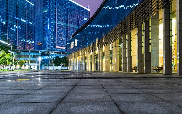 sidewalk view of commercial front property