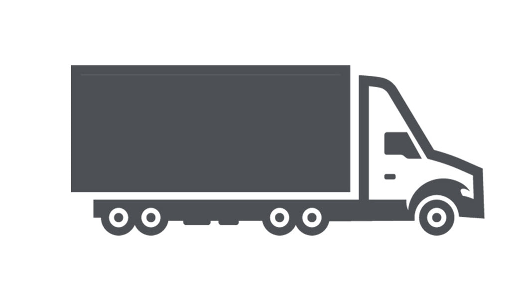 An illustration of a semi truck.