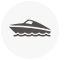 Icon of boat or yacht