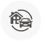 Icon of car and home
