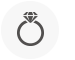 Icon of diamond ring