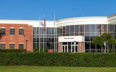 police department building exterior