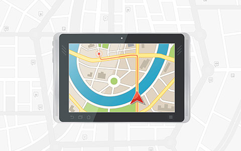 illustration og a GPS